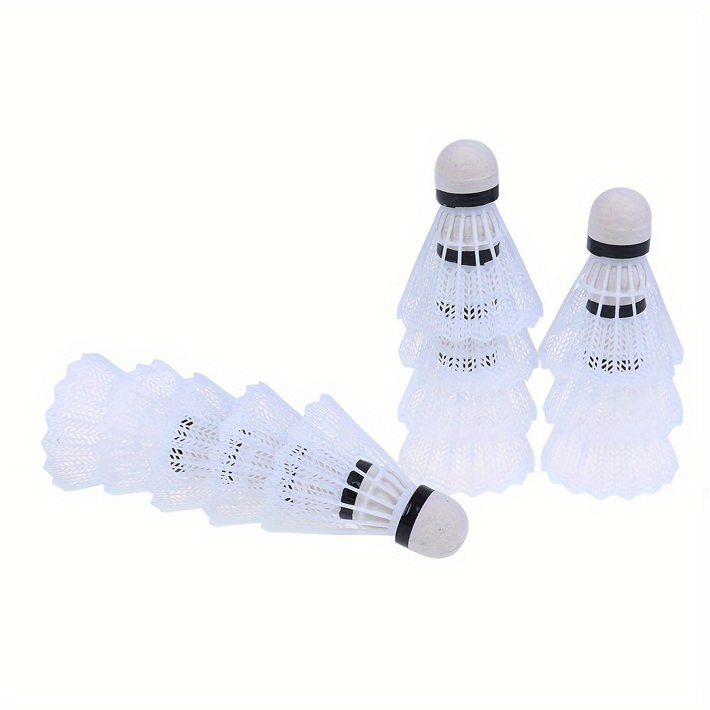 12pcs Plastic Badminton Ball Sports Training Shuttlecocks