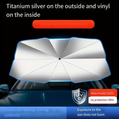 Car Windshield Sun Shade Umbrella Front Windshield Umbrella