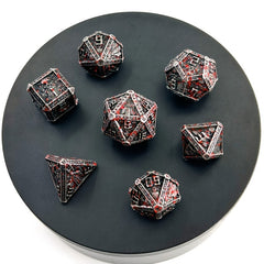7pcs Wizard Skull Metal Dice Set for Board Game