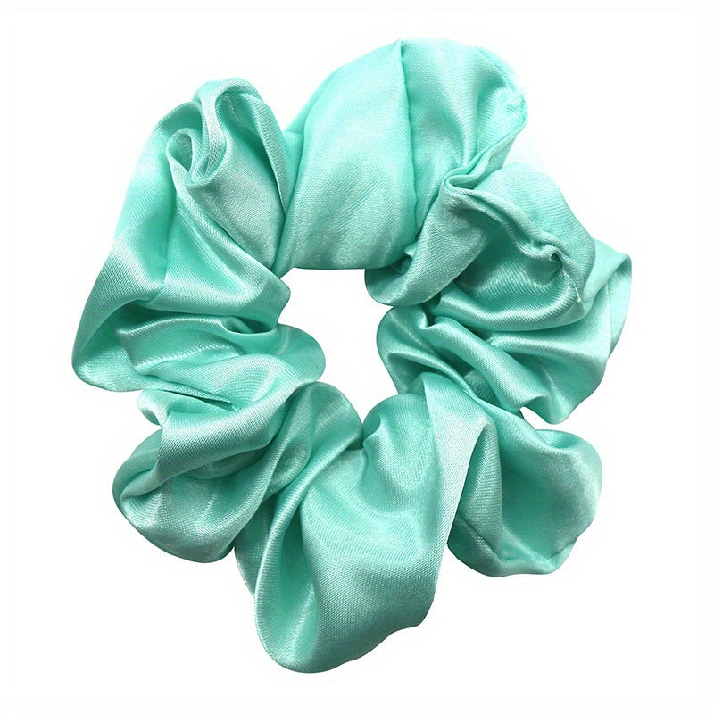 Large Scrunchies Hair Tie Solid Style Hair Rope Elastic Ponytail Holder