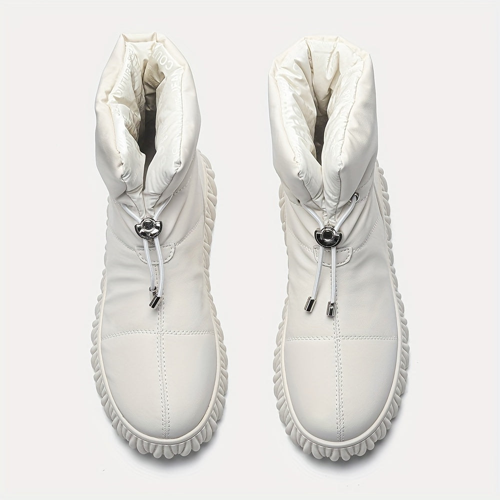 Women's Waterproof Snow Boots Non slip Medium Tube Snow Boots