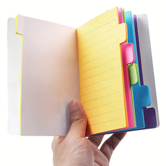 Divider Sticky Notes Tabs Self Stick Lined Note Pad Bright Colors 4x6 120ct