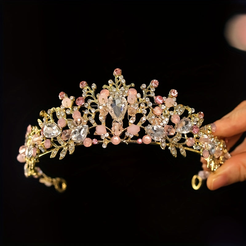 Baroque Crystal Crown Princess Headband Hair Accessories