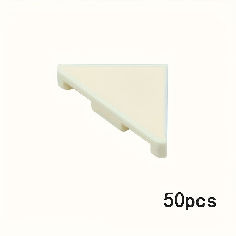 50 Triangular Light Panels and 45 Smooth Ceramic Tiles Building Blocks