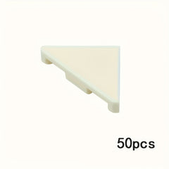 50 Triangular Light Panels and 45 Smooth Ceramic Tiles Building Blocks