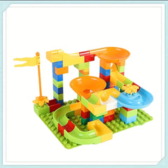 Marble Maze with Funnel Slide Blocks - Perfect Gift for Kids