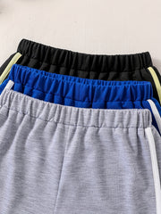 3pcs Girls' Running Shorts Sports Yoga Casual Shorts Athletic Fit