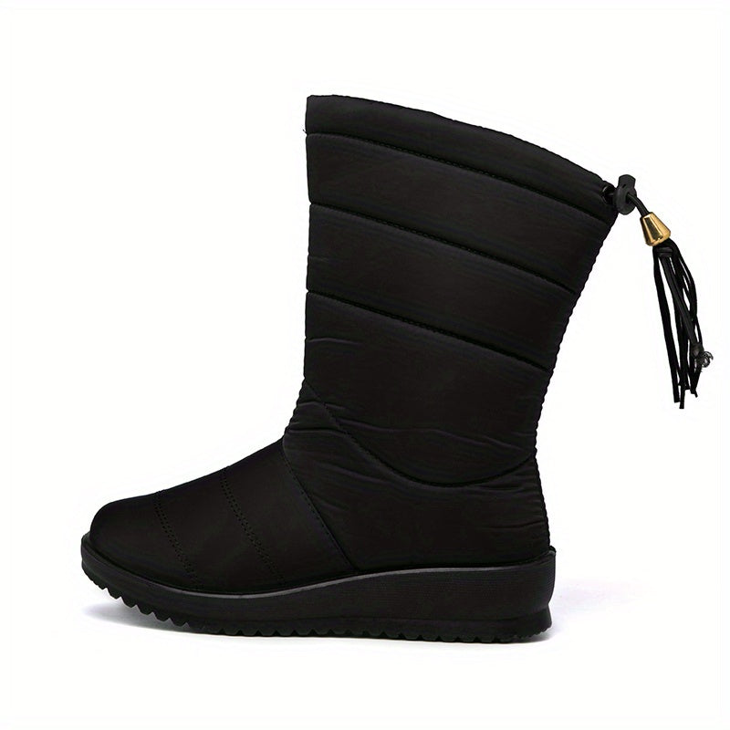 Women's Winter Warm Snow Boots Soft Waterproof Non slip Velvet Boots