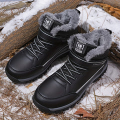 Women's Winter Walking Shoes Non-Slip Warm Plush Inner Comfort Hiking Shoes