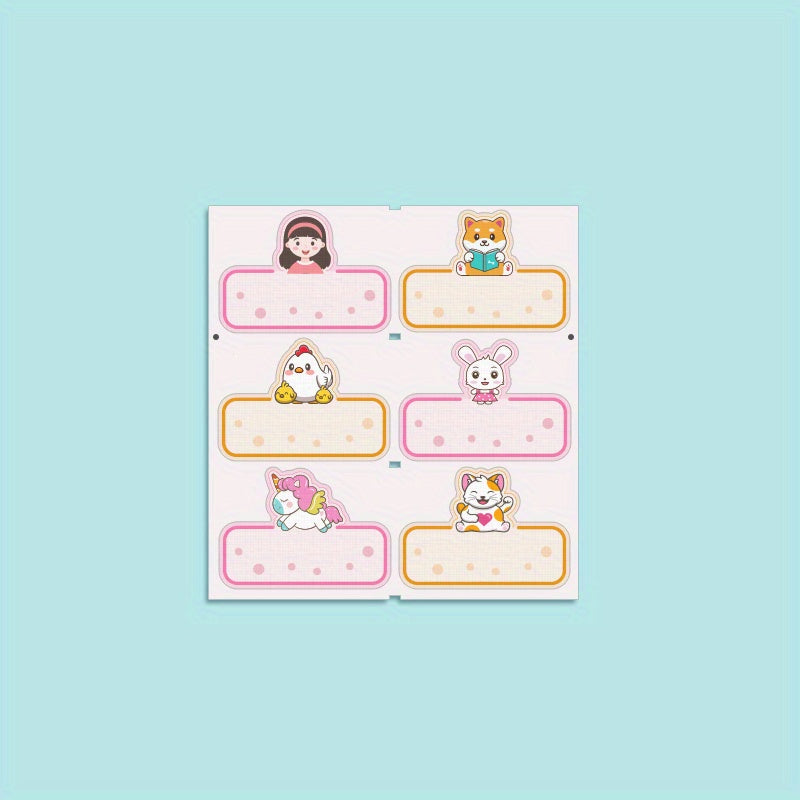 Girl Name Stickers 4.5x3cm Waterproof Sewable Tag Clothes Bag