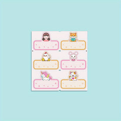 Girl Name Stickers 4.5x3cm Waterproof Sewable Tag Clothes Bag