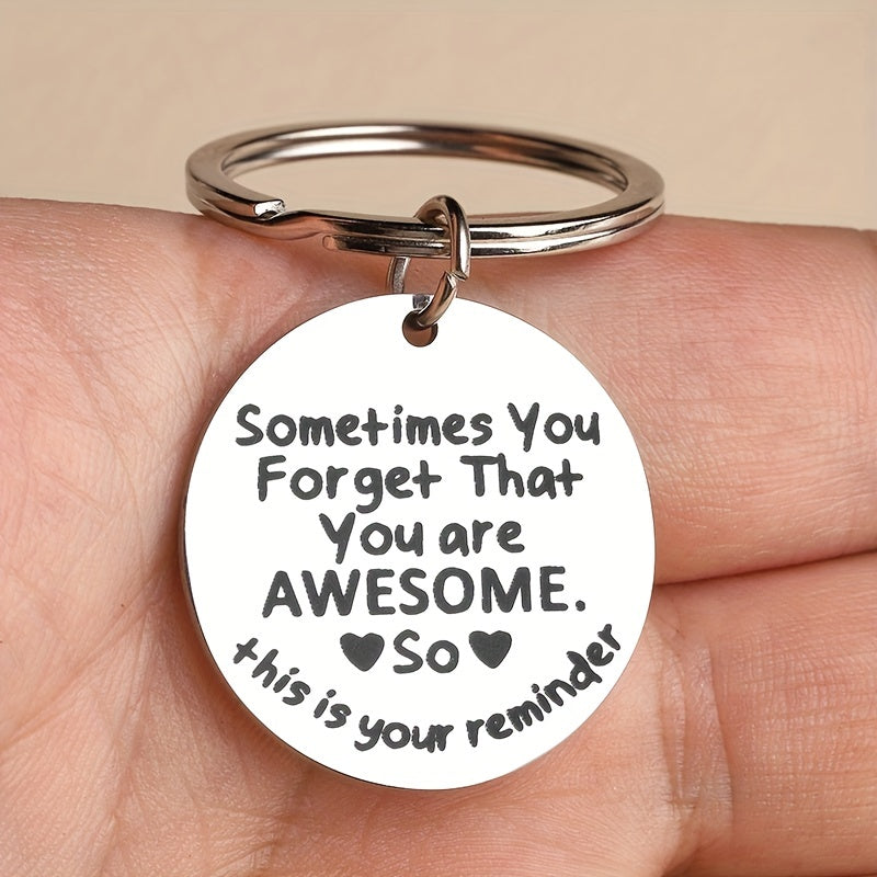 Personalized Motivational Keychain for Boys