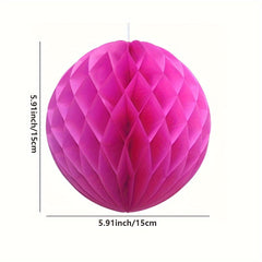 12pcs 15 Paper Honeycomb Ball Party Decorative Hanging Lantern Supplies
