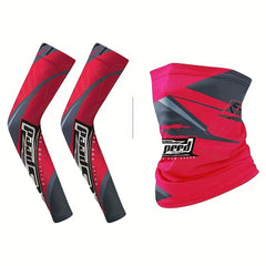 Men's UV Protection Sleeves & Face Towel for Outdoor Sports