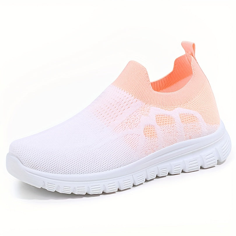 Ombre Soft Thick Bottom Heighten Running Shoes