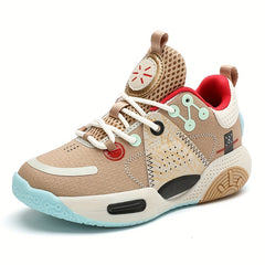 Boys' Non Slip Basketball Shoes Lace Up Sneakers Halloween Winter