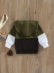 Toddler Hooded Sports Sweatshirt for Boys Girls