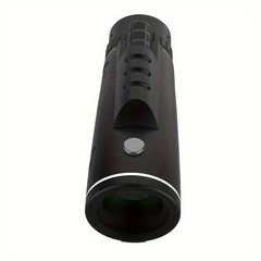 HD Monocular Telescope with Smartphone Adapter and Tripod