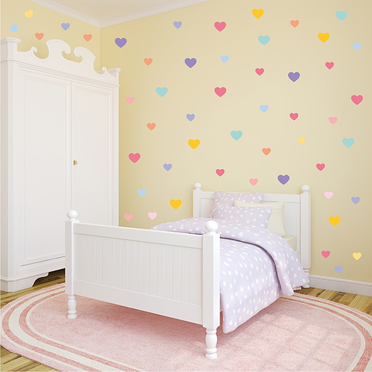 Love Wall Stickers Girls Bedroom Nursery Decorative Children's Room 11pcs