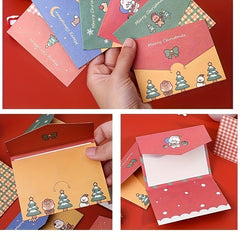 12pcs Christmas Greeting Card Assorted Styles Holiday Blessing Card Set