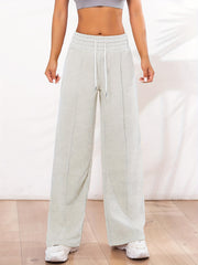 Elastic Waist Wide Leg Pants for Women
