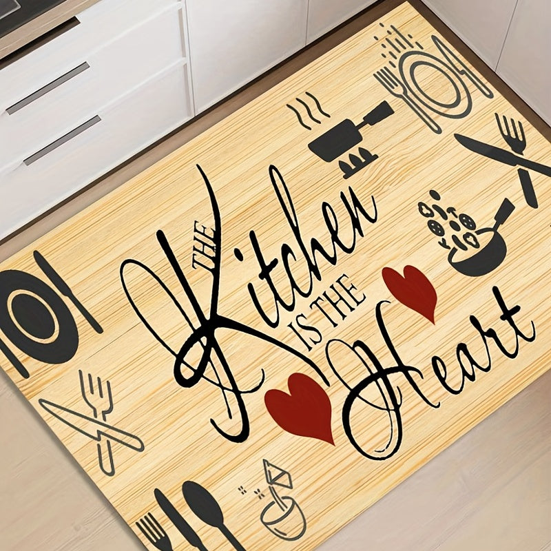 Anti Fatigue Kitchen Mat Anti Slip Hallway Polyester Carpet
