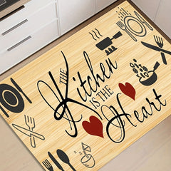 Anti Fatigue Kitchen Mat Anti Slip Hallway Polyester Carpet