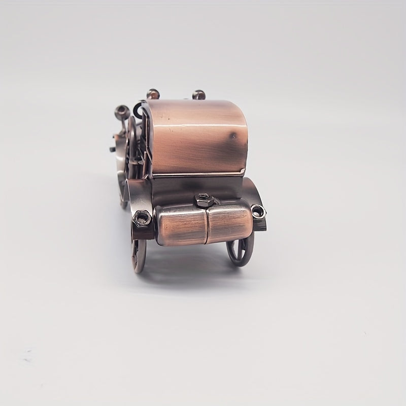 Vintage Car Desktop Ornament Metal Antique Vintage Car Model