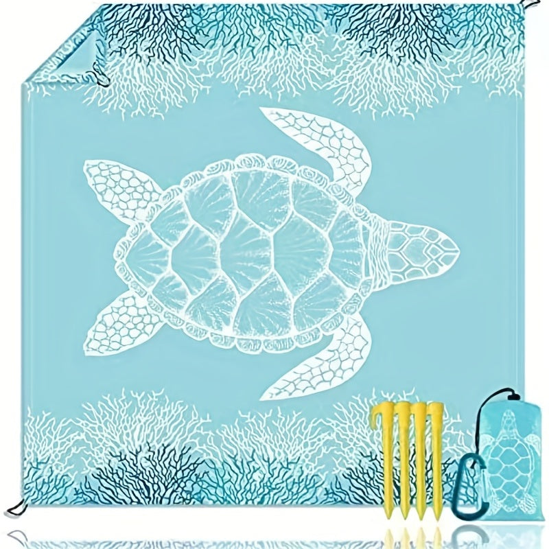 Large Sandproof Beach Mat for Adults, Waterproof Camping Blanket