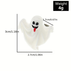 Halloween Pumpkin Candy Ghost Grim Reaper Ring Party Gift