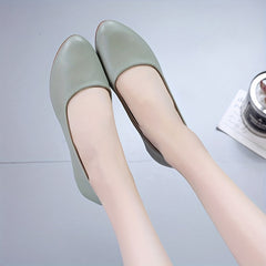 Women's Low Wedge Soft Sole Pointed Toe Shoes