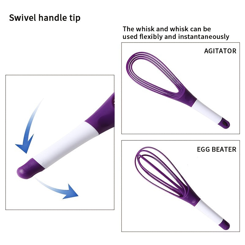 Storeable Foldable Manual Egg Beater