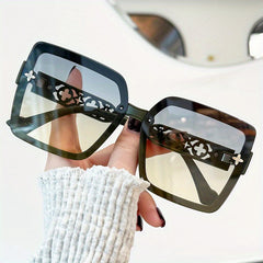 Large Square Sunglasses Gradient Glasses UV400