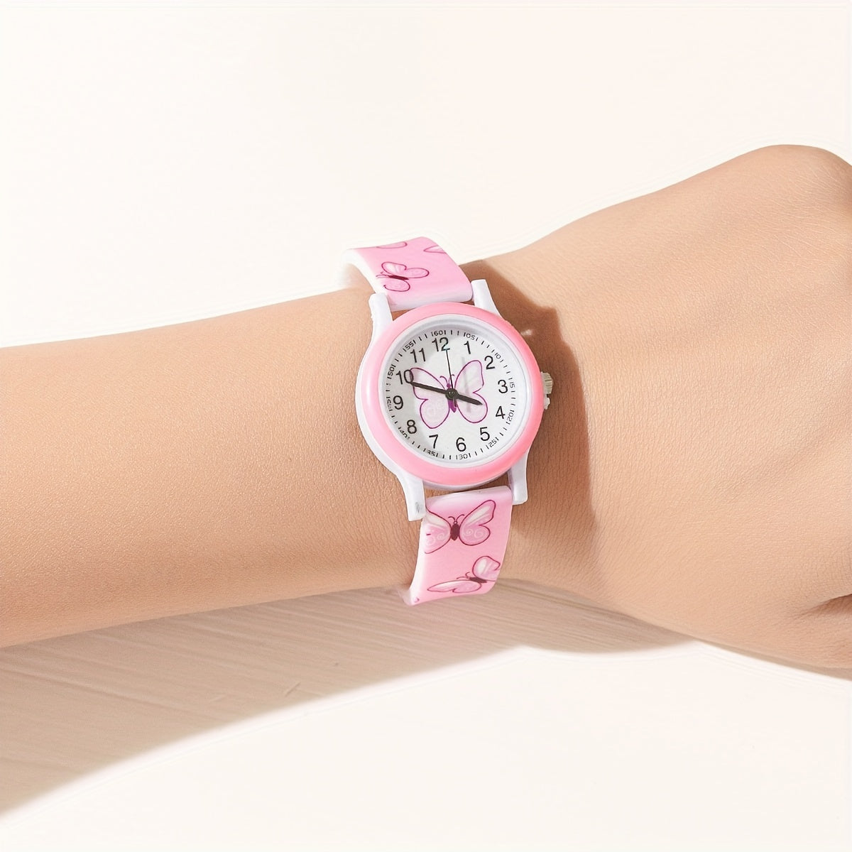 Girls Butterfly Silicone Watch for Party Gift