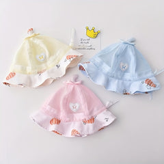 Heart Mesh Sun Protection Fisherman's Hat for Kids