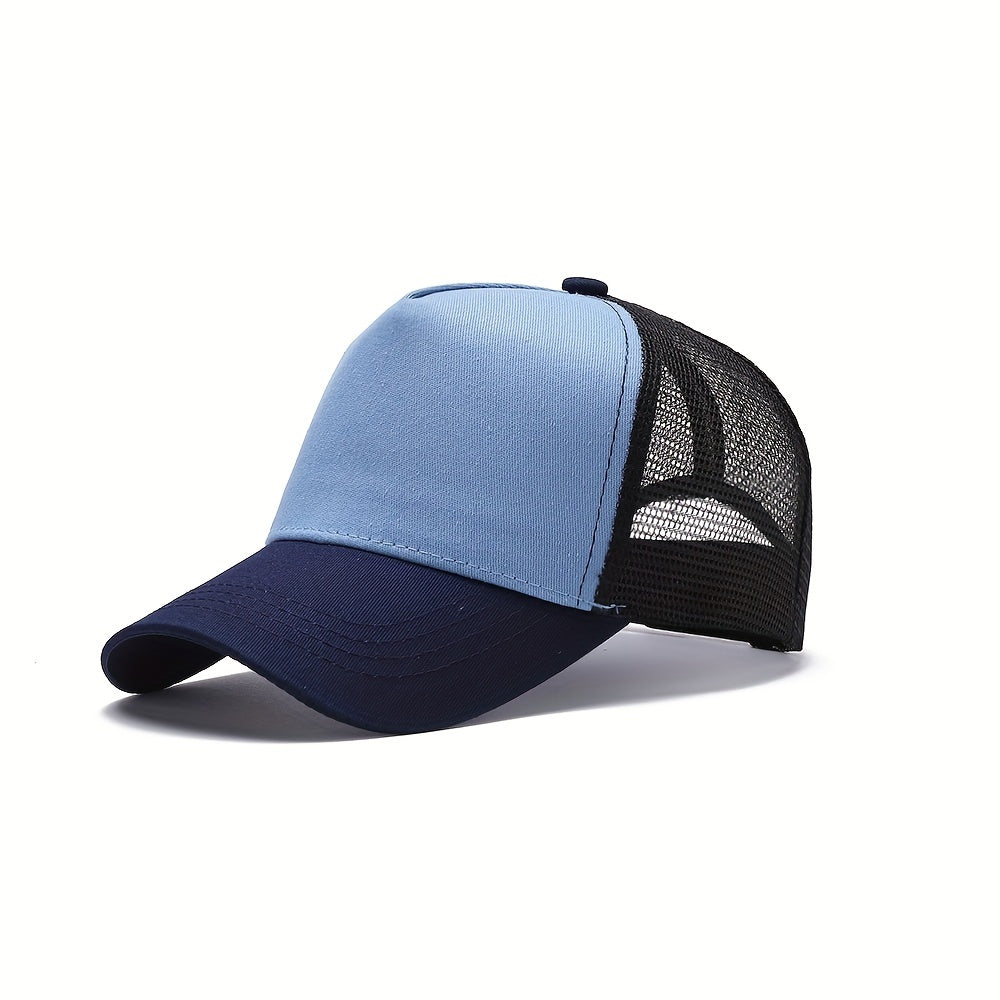 Colorful Breathable Baseball Cap Hip Hop Football Trucker Hat Unisex