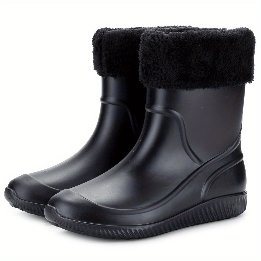 Men's Waterproof Rain Boots Lightweight Garden Shoes