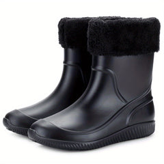 Men's Waterproof Rain Boots Lightweight Garden Shoes