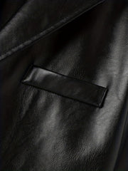 Men's Cropped Blazer Casual Lapel Jacket for Spring Fall