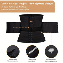 Adjustable Double Belt Corset for Women Girdle