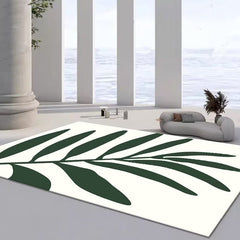 Modern Minimalist Area Rug Living Room Non-slip Soft Polyester Carpet