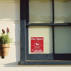 5PCS Pet Reminder Window Stickers UV Fade resistant Save Our Pets
