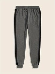 Men's Side Tape Drawstring Sweatpants Casual Jogger Pants