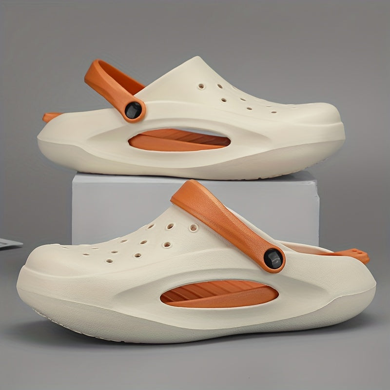 Men's Clogs Removable Footbed Closed Toe Sandals Soft Sole Walking Shoes