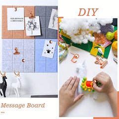 310pcs Rose Silver Thumbtacks Flat Clip Decorative for Cork Board
