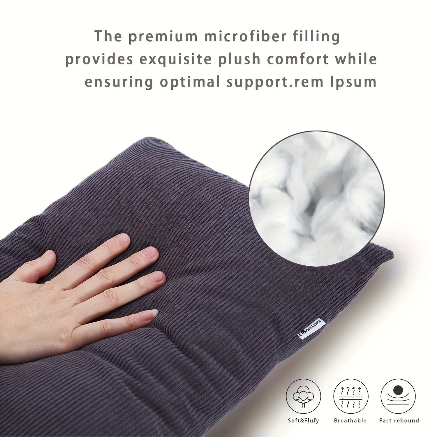 2pcs Compressible Camping Pillow Lightweight Hammock Pillows