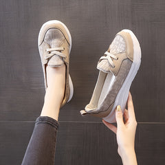 Women's Non Slip Casual Walking Shoes Lightweight Slip on Outdoor Flats