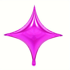 9pcs 25 Four pointed Star Aluminum Foil Balloons Party Decoration