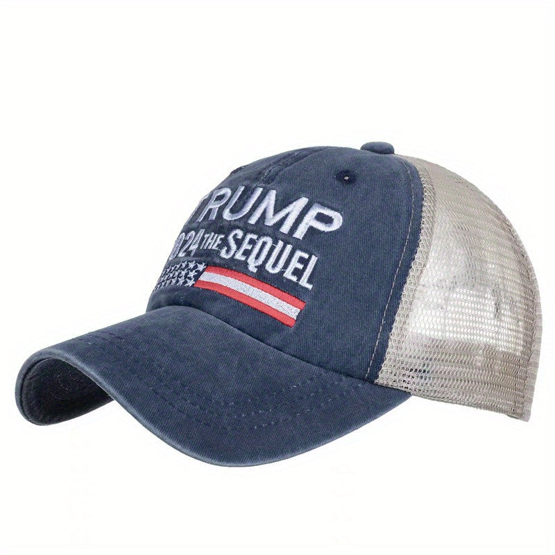 Embroidered Letter Baseball Cap Snapback Hat Sun Hat Mesh Hat