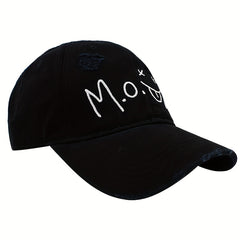 Curved Eaves Soft Cap Embroidered Letters Male Female Baseball Cap